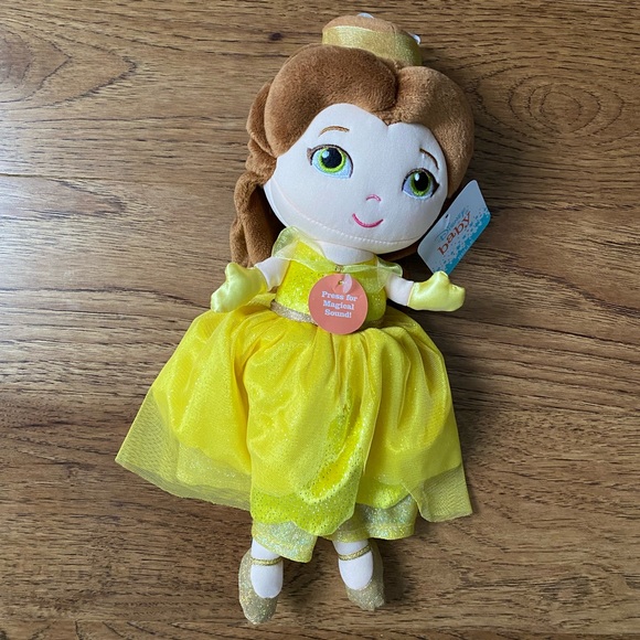 🌼3 for $20🌼 Disney Princess Belle 12” Plush Doll with Sounds NWT - Picture 1 of 2